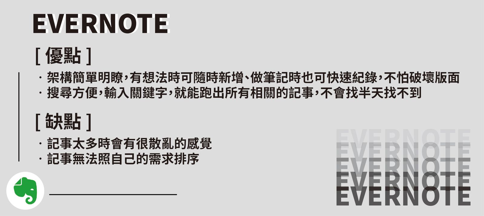 Evernote 筆記軟體